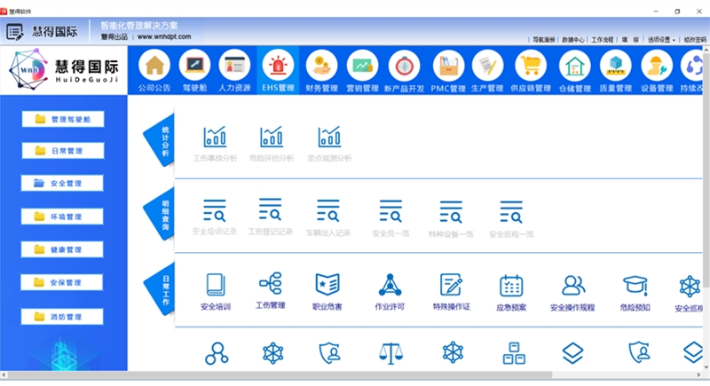 HDGJ EHS管理界面